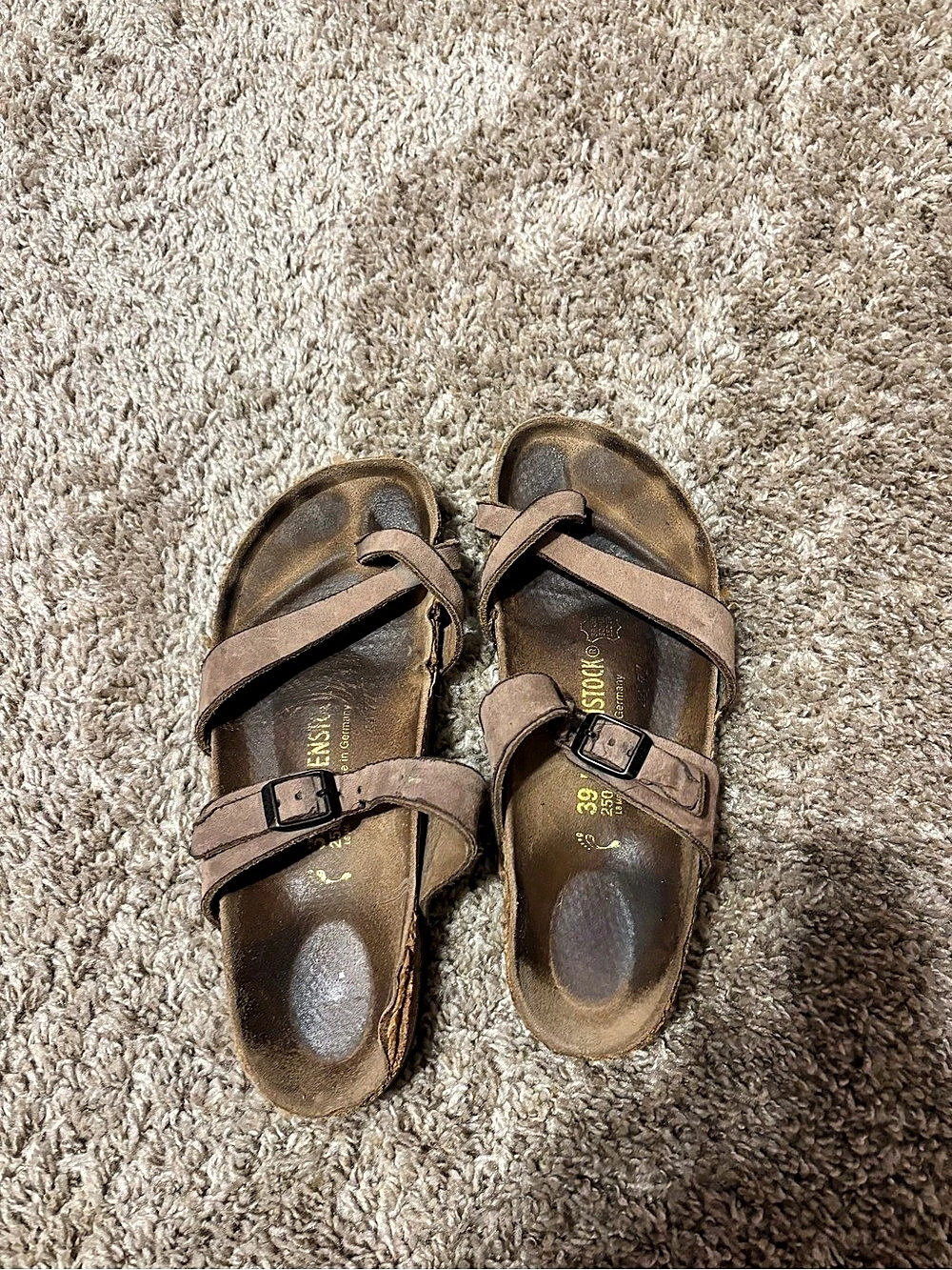 Birkenstock Mayari Two-Strap Sandals Brown EU 39